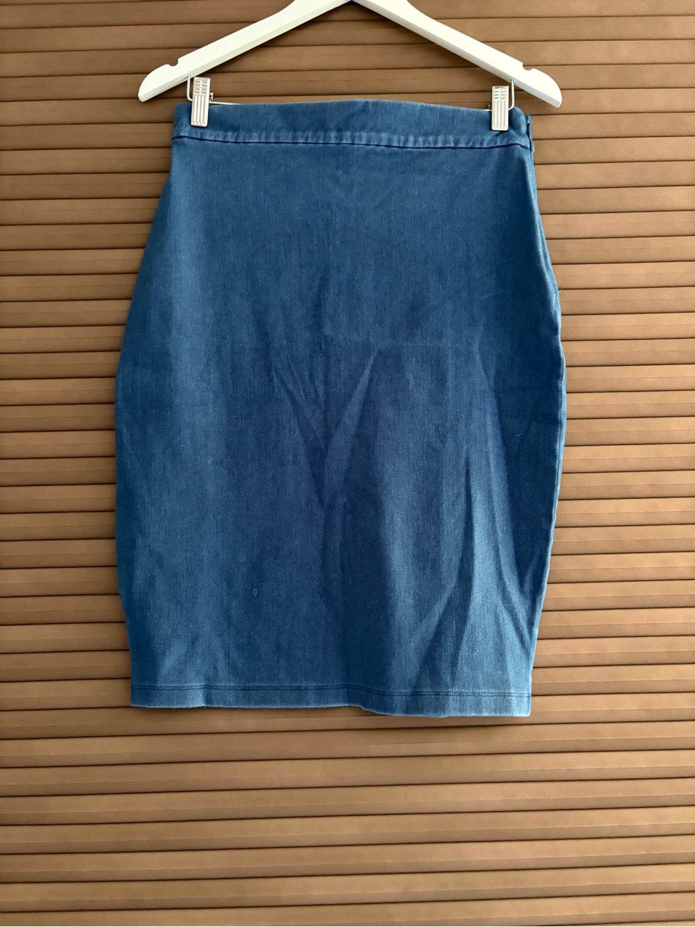 Susana Monaco Blue Denim Pencil Skirt